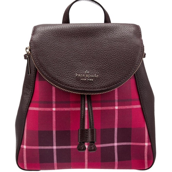 kate spade Handbags - Kate Spade Plaid Printed Backpack